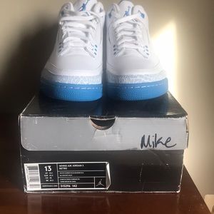 NEVER WORN: Air Jordan 3 Retro Womens Harbor Blue